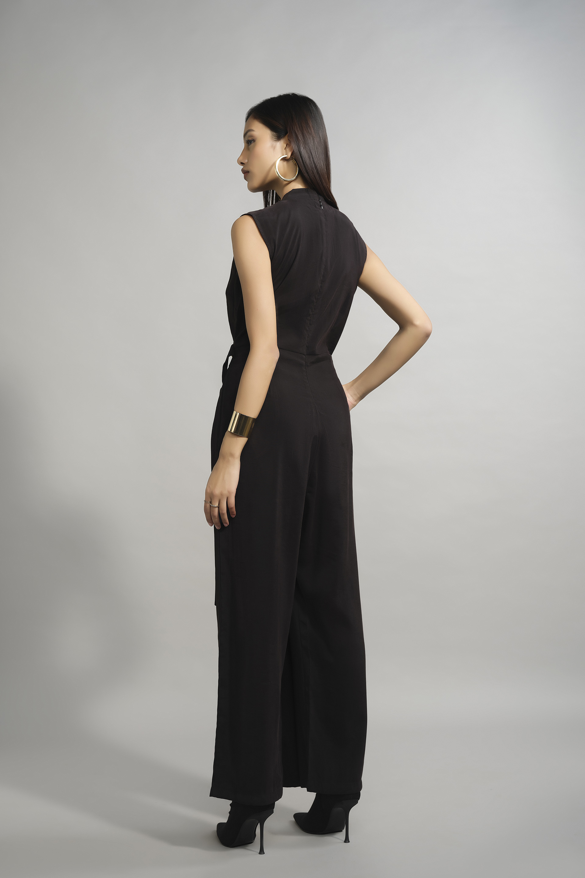 Swoon In Black Jumpsuit, Black, image 5